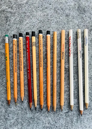 Kurşun kalem seti rengarenk kurşun kalemler ve yanında hediye - Görsel 6