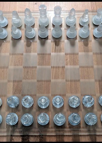 Tavla ve satranç  cam %100 - Görsel 2