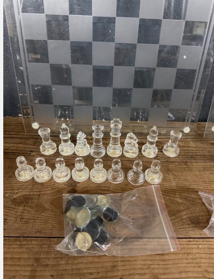 Tavla ve satranç  cam %100 - Görsel 3