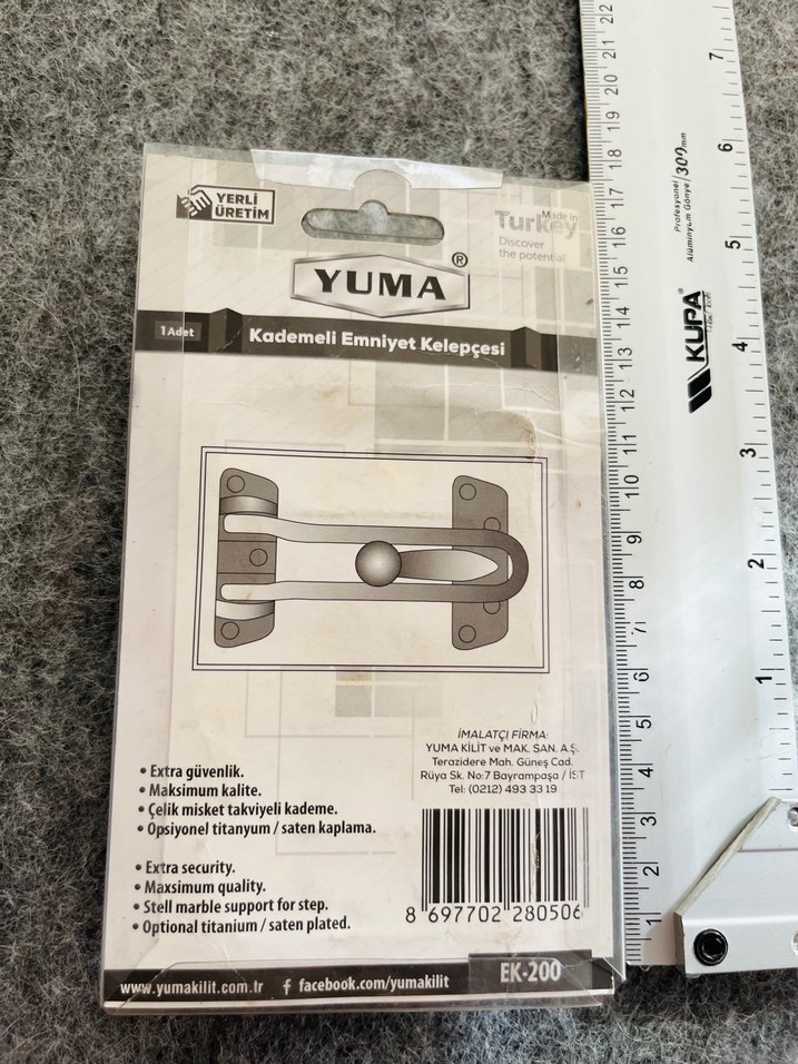 Emniyet kelepçesi kademeli Yuma - Görsel 2