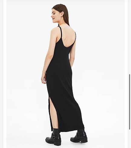 BERSHKA YIRTMAÇLI ELBİSE