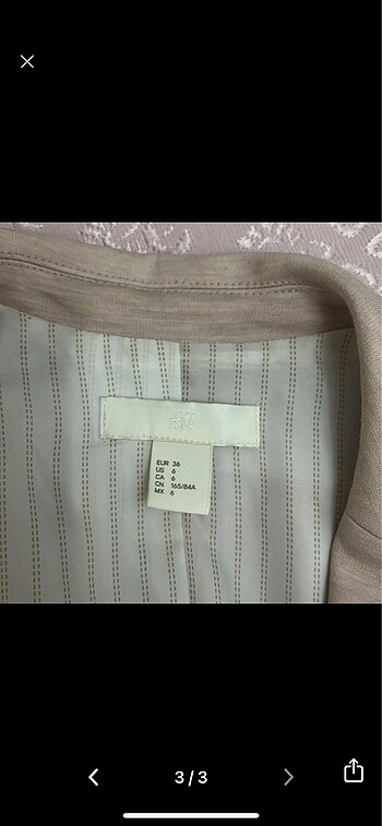 36 Beden Blazer ceket