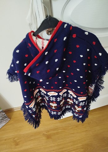 Renkli Nakışlı Bohem Kız Panço - Görsel 8