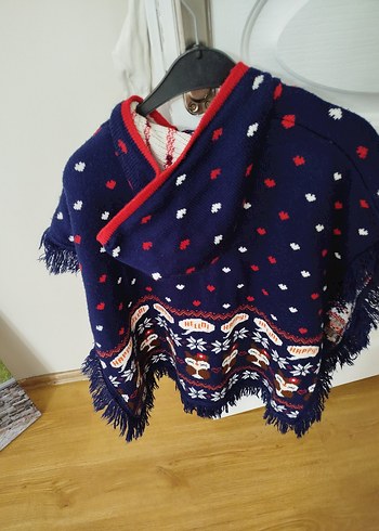 Renkli Nakışlı Bohem Kız Panço - Görsel 9