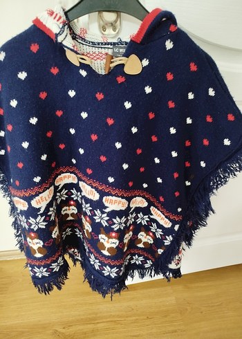 Renkli Nakışlı Bohem Kız Panço - Görsel 3