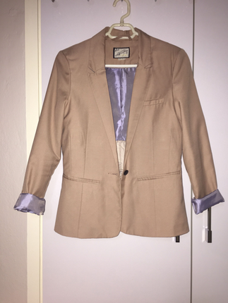 Pull and Bear Camel renk blazer