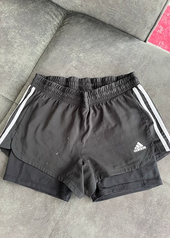 xs Beden Adidas kadın siyah şort