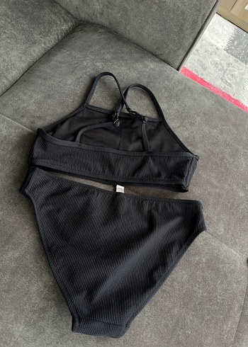 13-14 Yaş Beden siyah Renk Kız çocuk penti bikini