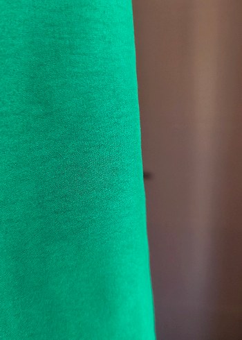 yeşil şal pamuklu kumaş - Görsel 2