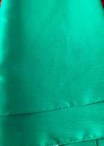 yeşil şal pamuklu kumaş - Görsel 3