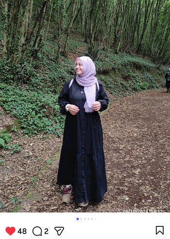 boydan düğmeli elbise 44 beden elbise - Görsel 2