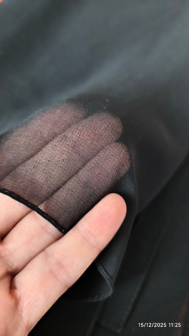 medine siyah şal - Görsel 2