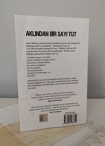 Aklından bir sayı tut - john verdon