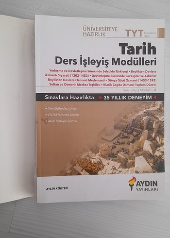 Aydın Yayınları TYT Tarih Ders İşleyiş Modülleri - Görsel 3