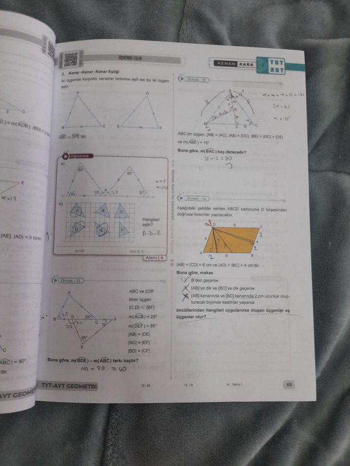 Kenan Kara ile TYT-AYT Geometri Video Ders Kitabı - Görsel 3