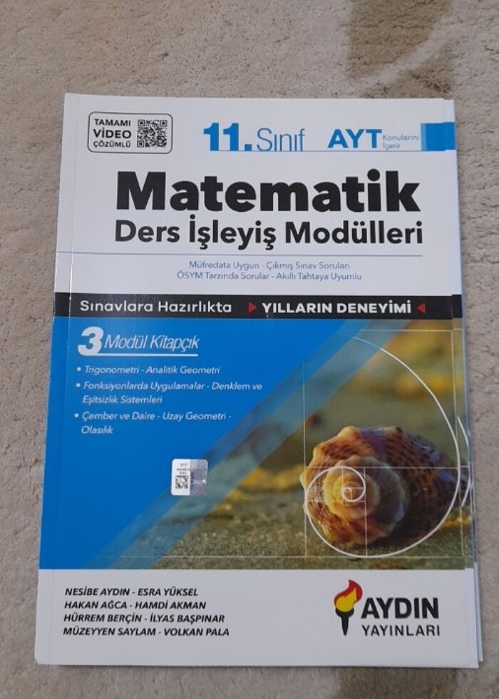 Aydin yayınları 11. Sınıf matematik ders işleyiş modülü - Görsel 2