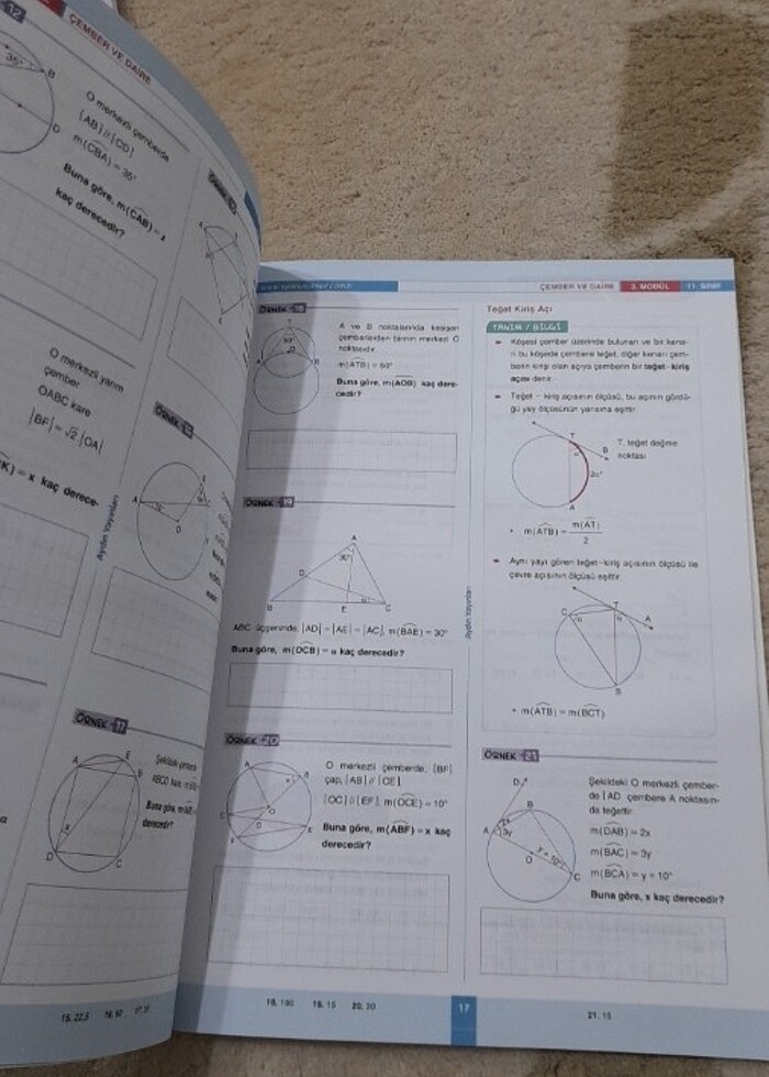 Aydin yayınları 11. Sınıf matematik ders işleyiş modülü - Görsel 4