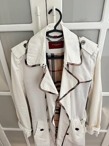 l Beden beyaz Renk Burberry trençkot