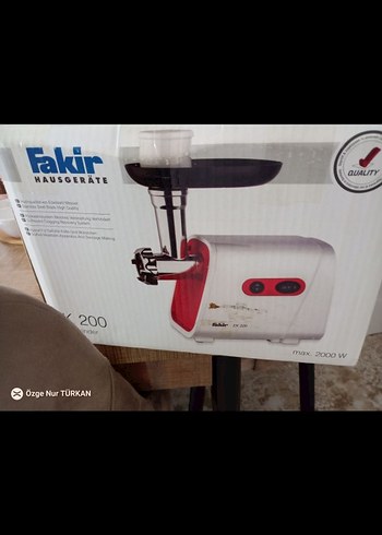 Fakir 2000W Beyaz Kıyma Makinesi