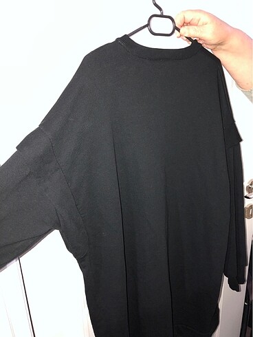 xl Beden siyah Renk LCW UZUN SİYAH SWEAT