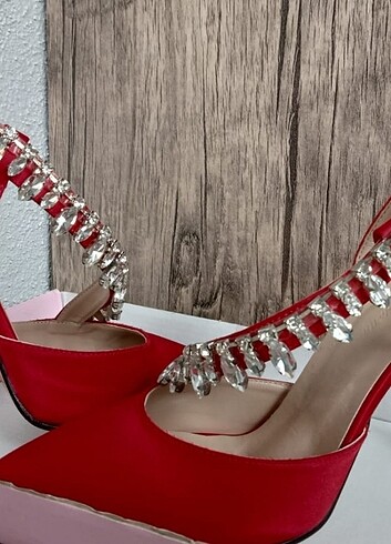 37 Beden kırmızı Renk Topuklu ayakkabı
