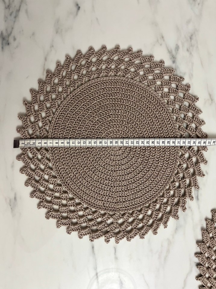 6lı kahverengi supla Amerikan servis - Görsel 5