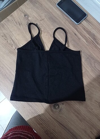 m Beden siyah zara crop
