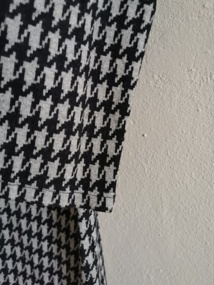 Düğmeli Gri Uzun Kadın Kaban - Görsel 3