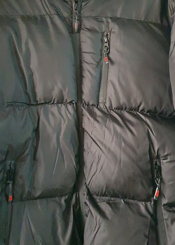 Siyah Fermuarlı Erkek Kışlık Mont - Görsel 3