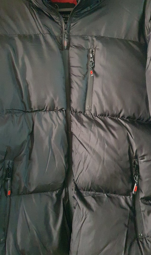 Siyah Fermuarlı Erkek Kışlık Mont - Görsel 3