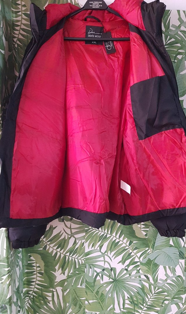 Siyah Erkek  Kışlık Mont - Görsel 5