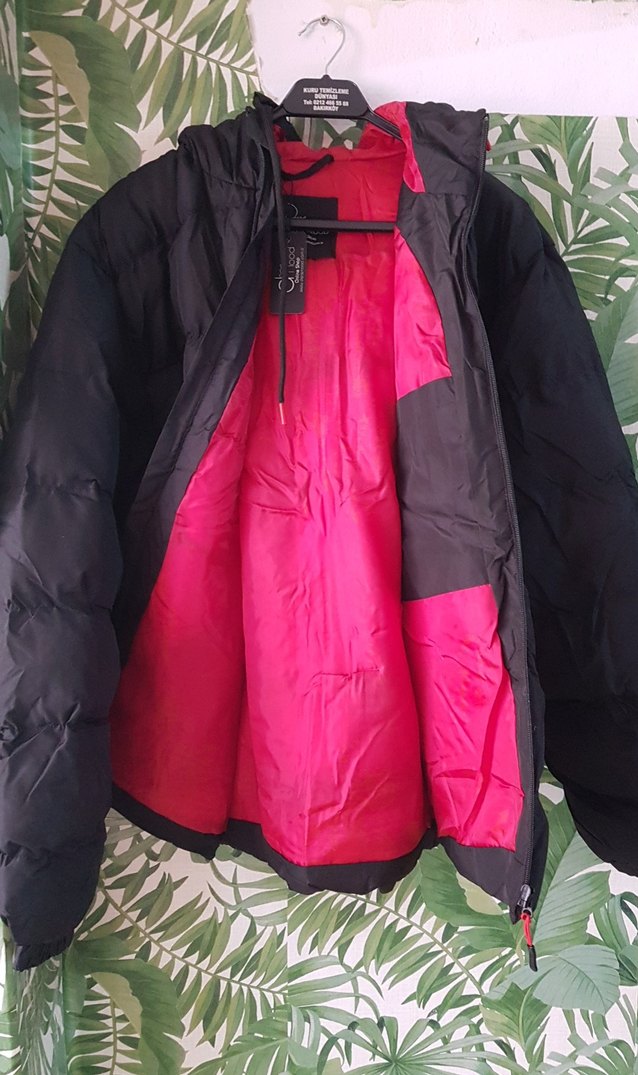 Erkek Siyah Kapüşonlu Midi Mont - Görsel 4