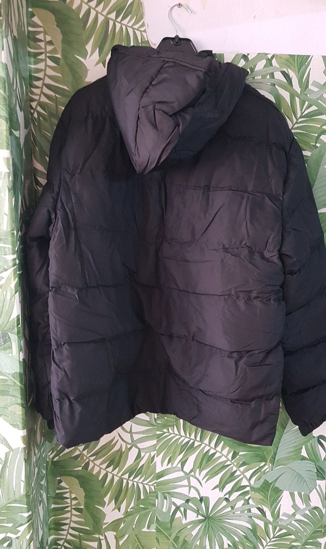 Erkek Siyah Kapüşonlu Midi Mont - Görsel 5