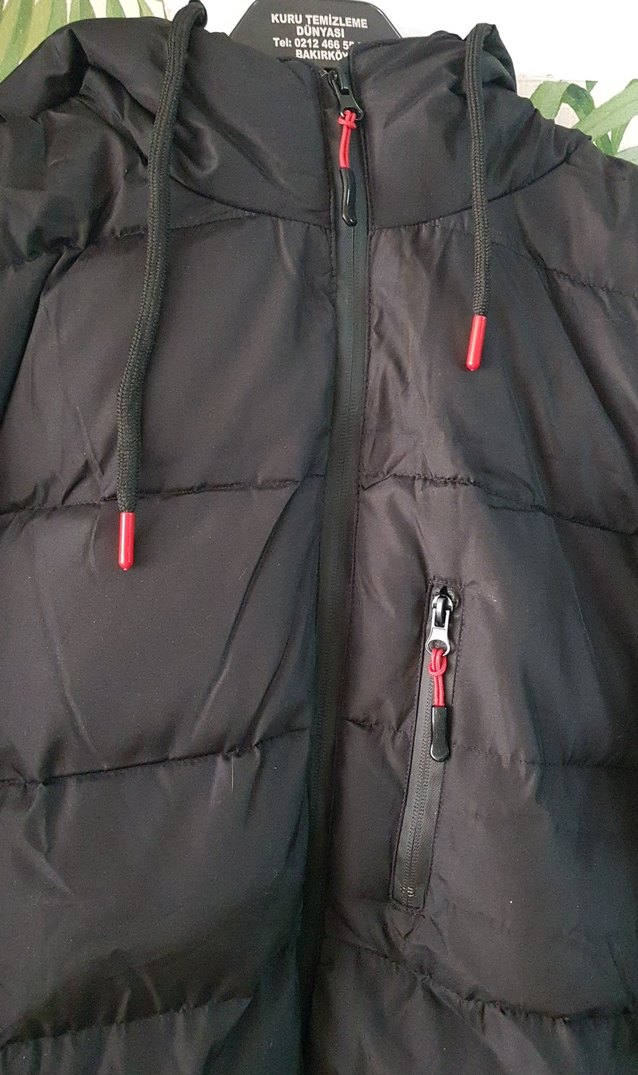 Siyah Kapüşonlu Erkek Kışlık Mont - Görsel 2