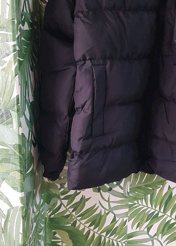 Siyah Fermuarlı Erkek Kışlık Mont - Görsel 2