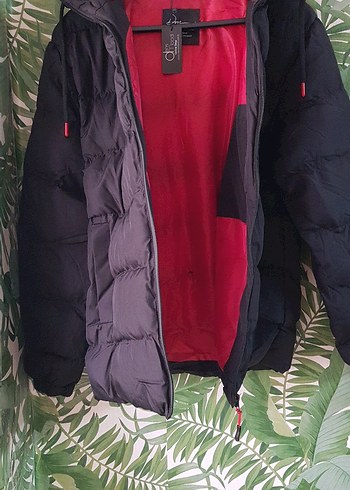 Siyah Fermuarlı Erkek Kışlık Mont - Görsel 4