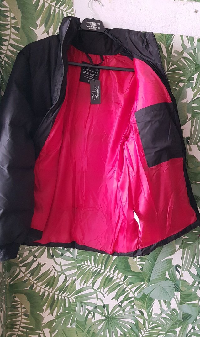 Erkek Siyah Fermuarlı Mont - Görsel 3