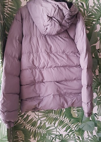 Erkek Gri Kapüşonlu Kışlık Mont - Görsel 4