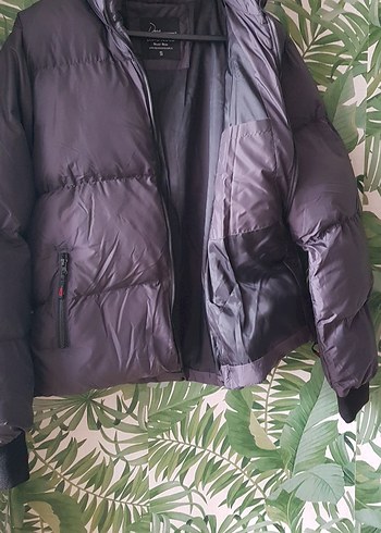 Erkek Gri Sıcak Tutucu Fermuarlı Kış Ceketi - Görsel 5