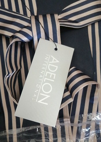 Gri Çizgili Erkek saten sabahlık - Görsel 9