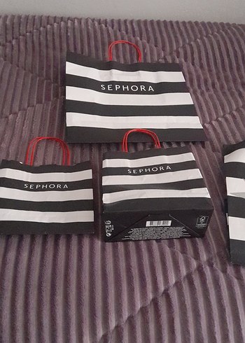 SEPHORA Siyah Baskılı Kadın Tote Çanta - Görsel 6