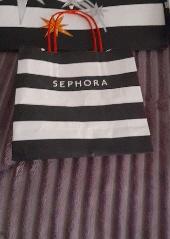 SEPHORA Siyah Baskılı Kadın Tote Çanta - Görsel 2