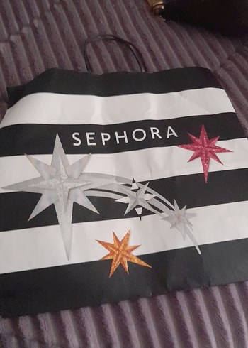 SEPHORA Siyah Baskılı Kadın Tote Çanta - Görsel 3