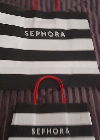 SEPHORA Siyah Baskılı Kadın Tote Çanta - Görsel 5