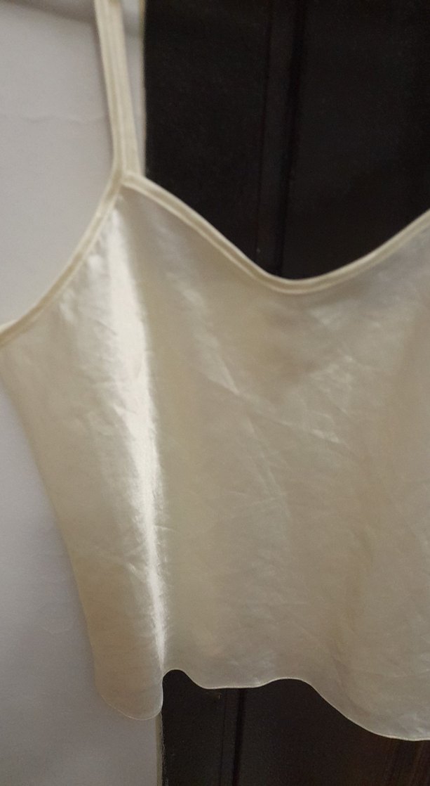 Krem saten  Askılı bustiyer - Görsel 2