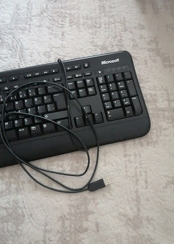 Microsoft Siyah Kablolu Klavye - Görsel 5