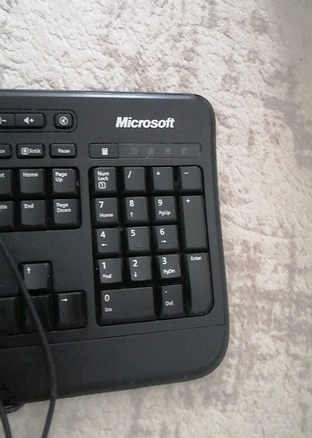 Microsoft Siyah Kablolu Klavye - Görsel 2