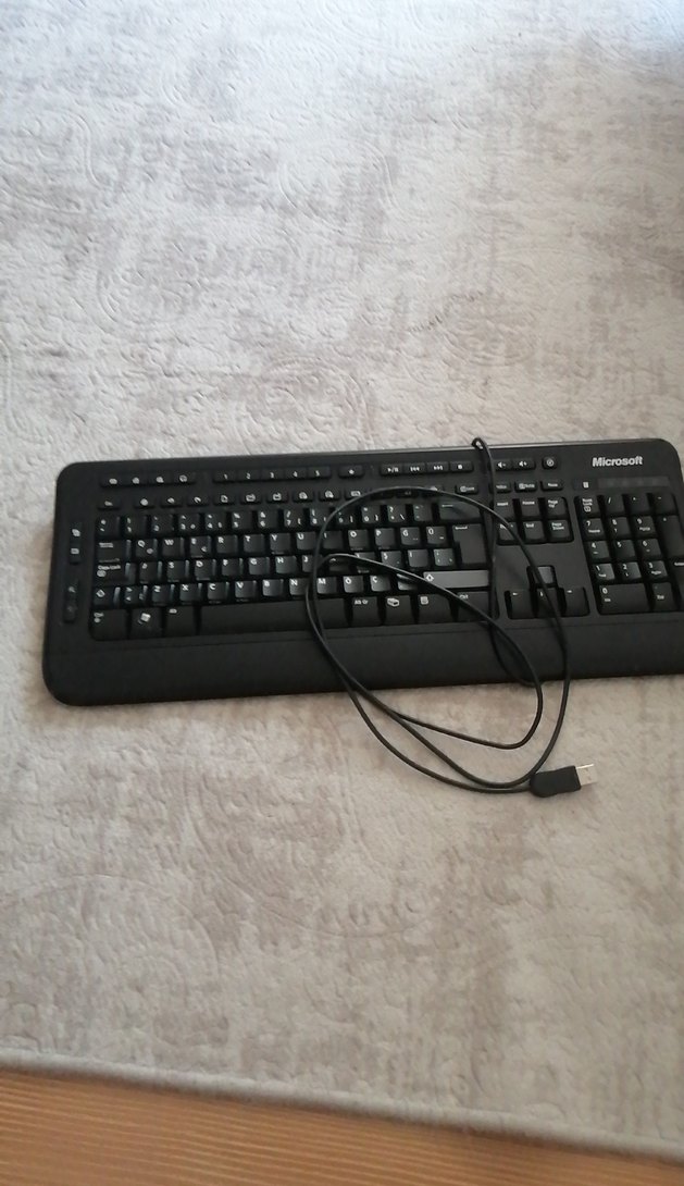 Microsoft Siyah Kablolu Klavye - Görsel 3