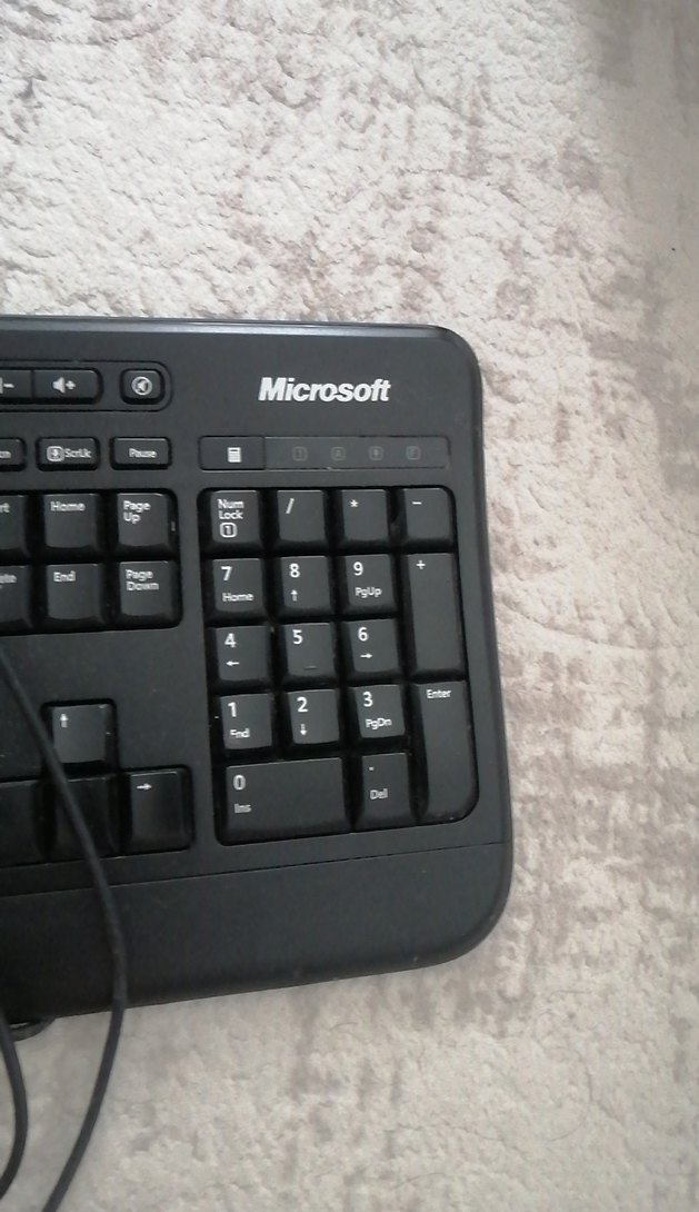 Microsoft Siyah Kablolu Klavye - Görsel 2