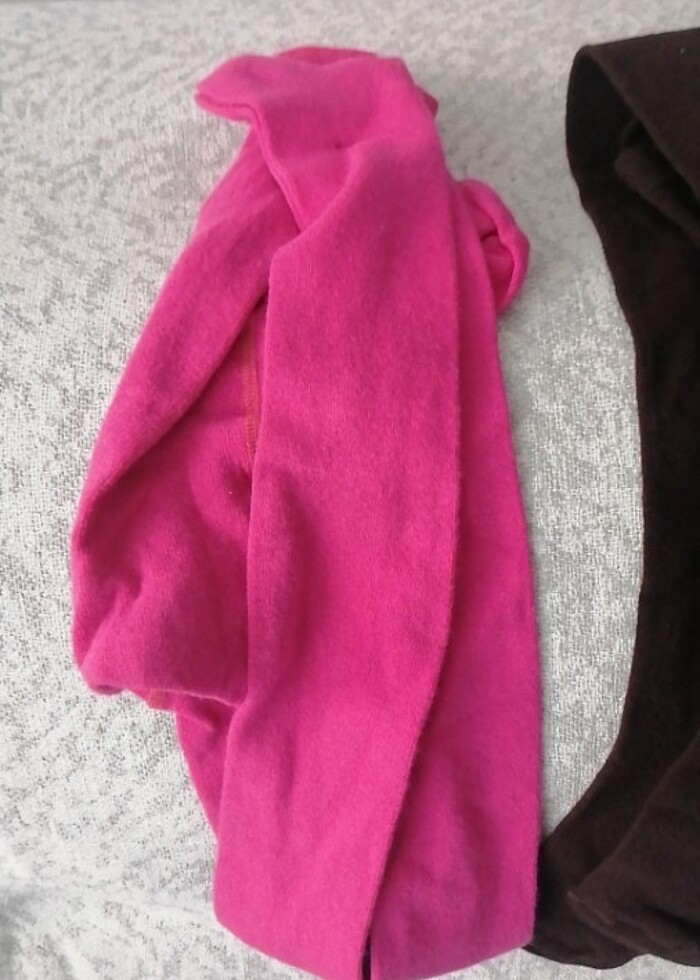 Çocuk yün kilotlu çorap - Görsel 2